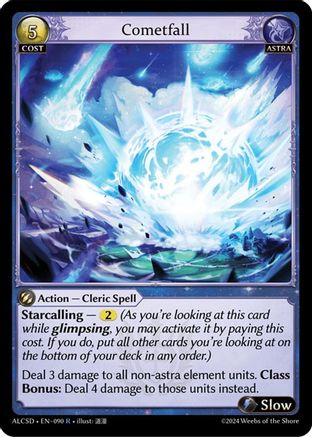 Cometfall (090) - Alchemical Revolution Starter Decks - The Grand Archivist