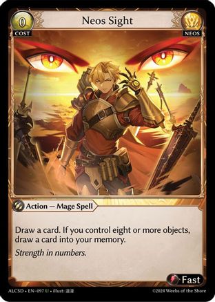 Neos Sight (097) - Alchemical Revolution Starter Decks - The Grand Archivist