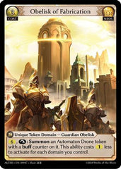 Obelisk of Fabrication (099) - Alchemical Revolution Starter Decks - The Grand Archivist