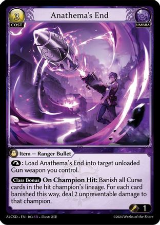 Anathema's End (103) - Alchemical Revolution Starter Decks - The Grand Archivist