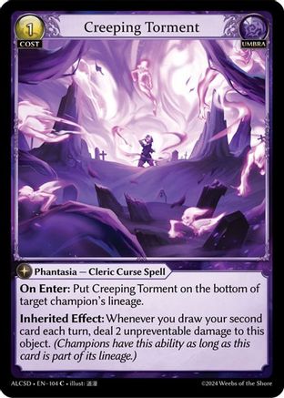 Creeping Torment (104) - Alchemical Revolution Starter Decks - The Grand Archivist