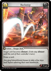 Backstep (025) - Promotional Cards Foil - The Grand Archivist