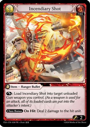 Incendiary Shot (038) - Promotional Cards Foil - The Grand Archivist