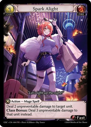 Spark Alight (004) - Promotional Cards - The Grand Archivist