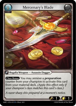 Mercenary's Blade (011) - Mercurial Heart - The Grand Archivist