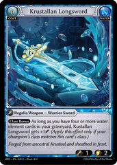 Krustallan Longsword (020) - Mercurial Heart Foil - The Grand Archivist