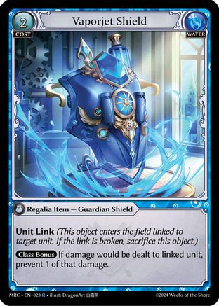 Vaporjet Shield (023) - Mercurial Heart - The Grand Archivist