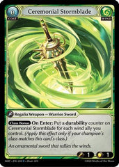 Ceremonial Stormblade (024) - Mercurial Heart - The Grand Archivist