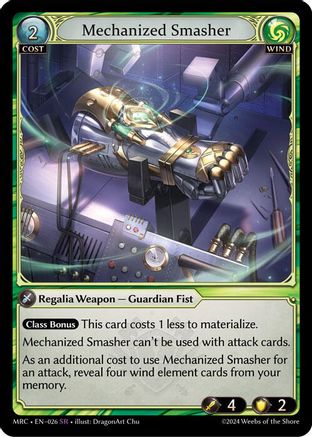 Mechanized Smasher (026) - Mercurial Heart Foil - The Grand Archivist