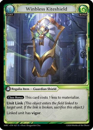 Winbless Kiteshield (027) - Mercurial Heart - The Grand Archivist
