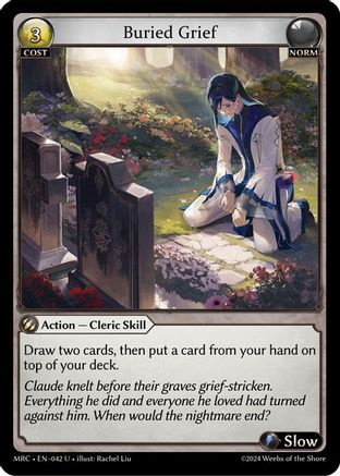 Buried Grief (042) - Mercurial Heart Foil - The Grand Archivist