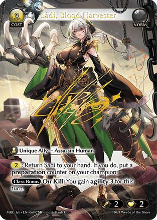 Sadi, Blood Harvester (CSR) (069) - Mercurial Heart Foil - The Grand Archivist