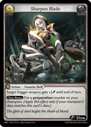 Sharpen Blade (071) - Mercurial Heart Foil - The Grand Archivist