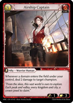 Airship Captain (079) - Mercurial Heart Foil - The Grand Archivist