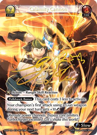 Calamity Cannon (CSR) (081) - Mercurial Heart Foil - The Grand Archivist