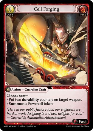 Cell Forging (083) - Mercurial Heart Foil - The Grand Archivist