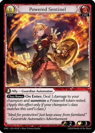 Powered Sentinel (093) - Mercurial Heart Foil - The Grand Archivist