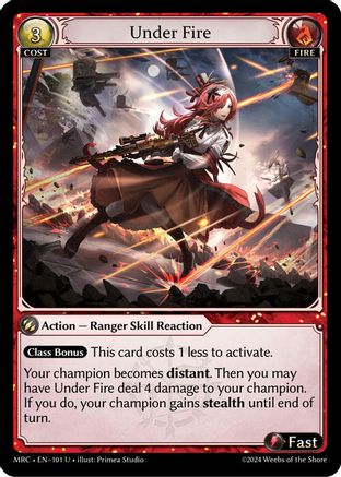Under Fire (101) - Mercurial Heart Foil - The Grand Archivist