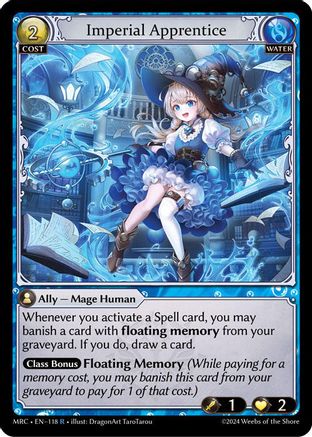 Imperial Apprentice (118) - Mercurial Heart Foil - The Grand Archivist