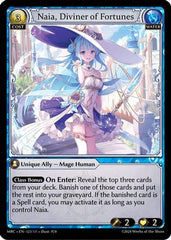 Naia, Diviner of Fortunes (123) - Mercurial Heart Foil - The Grand Archivist