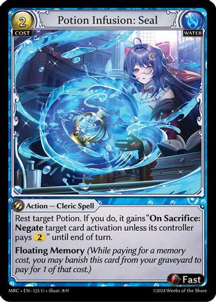 Potion Infusion: Seal (125) - Mercurial Heart - The Grand Archivist