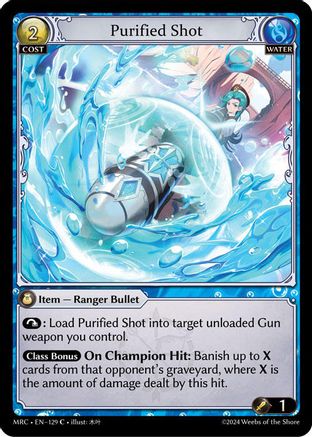 Purified Shot (129) - Mercurial Heart Foil - The Grand Archivist