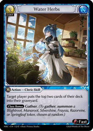 Water Herbs (132) - Mercurial Heart Foil - The Grand Archivist