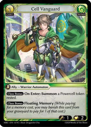 Cell Vanguard (137) - Mercurial Heart Foil - The Grand Archivist