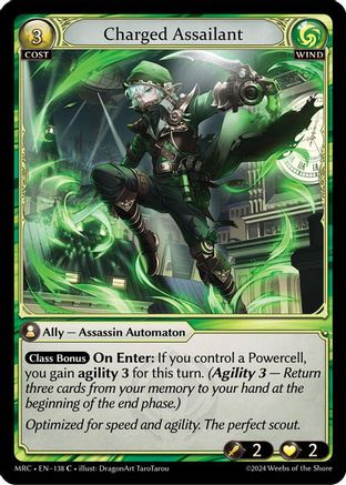 Charged Assailant (138) - Mercurial Heart Foil - The Grand Archivist
