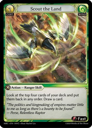 Scout the Land (149) - Mercurial Heart Foil - The Grand Archivist