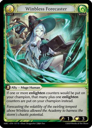 Winbless Forecaster (157) - Mercurial Heart Foil - The Grand Archivist