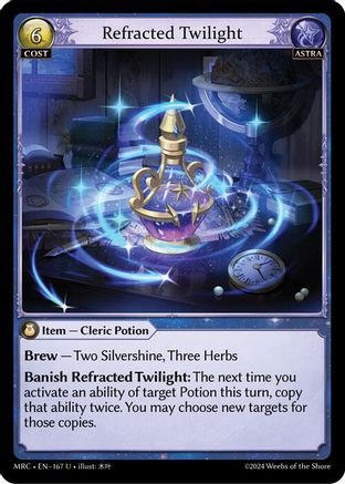 Refracted Twilight (167) - Mercurial Heart Foil - The Grand Archivist