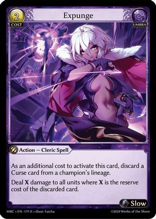 Expunge (179) - Mercurial Heart Foil - The Grand Archivist