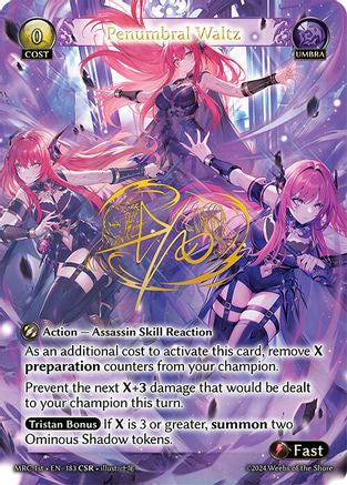 Penumbral Waltz (CSR) (183) - Mercurial Heart Foil - The Grand Archivist