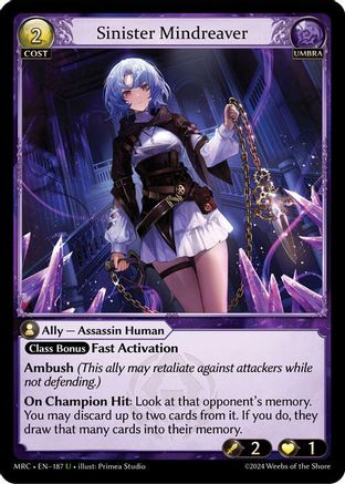 Sinister Mindreaver (187) - Mercurial Heart - The Grand Archivist
