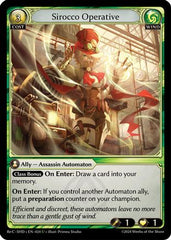 Sirocco Operative (024) - Tristan ReCollection Shadowdancer