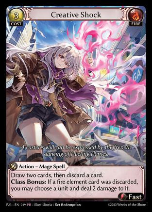 Creative Shock (019) - Promotional Cards Foil - The Grand Archivist