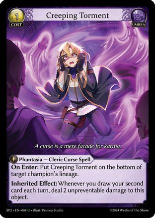 Creeping Torment (008) - Supporter Pack 2 Foil - The Grand Archivist