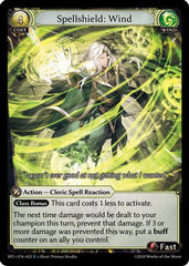 Spellshield: Wind (022) - Supporter Pack 2 Foil - The Grand Archivist
