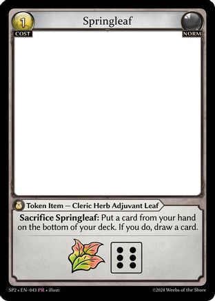 Springleaf (043) - Supporter Pack 2 - The Grand Archivist