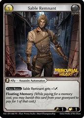 Sable Remnant (060) - Promotional Cards Foil - The Grand Archivist