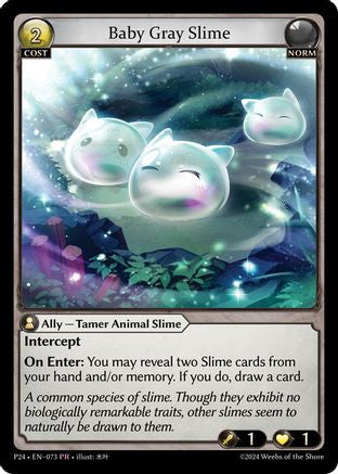 Baby Gray Slime (073) - Promotional Cards Foil - The Grand Archivist