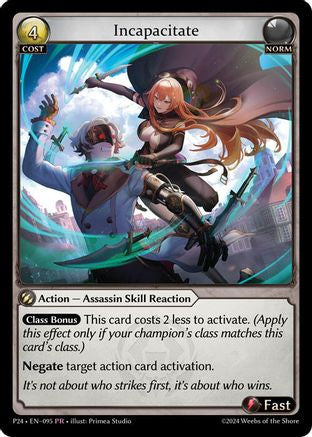 Incapacitate (095) - Promotional Cards Foil - The Grand Archivist