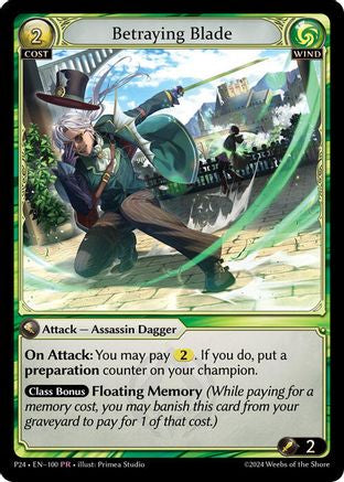 Betraying Blade (100) - Promotional Cards Foil - The Grand Archivist