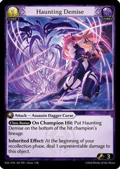 Haunting Demise (107) - Promotional Cards Foil - The Grand Archivist
