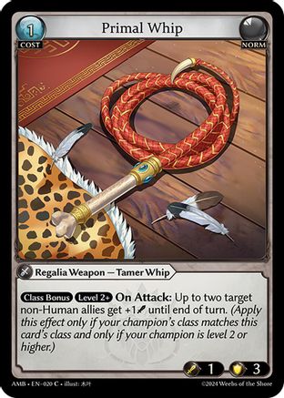 Primal Whip (020) - Mortal Ambition - The Grand Archivist