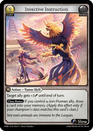 Invective Instruction (054) - Mortal Ambition Foil - The Grand Archivist