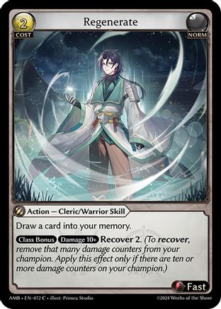 Regenerate (072) - Mortal Ambition Foil - The Grand Archivist