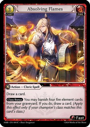 Absolving Flames (094) - Mortal Ambition Foil - The Grand Archivist
