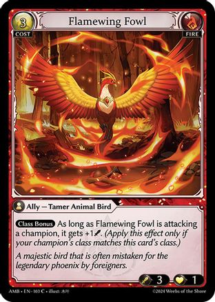 Flamewing Fowl (103) - Mortal Ambition - The Grand Archivist